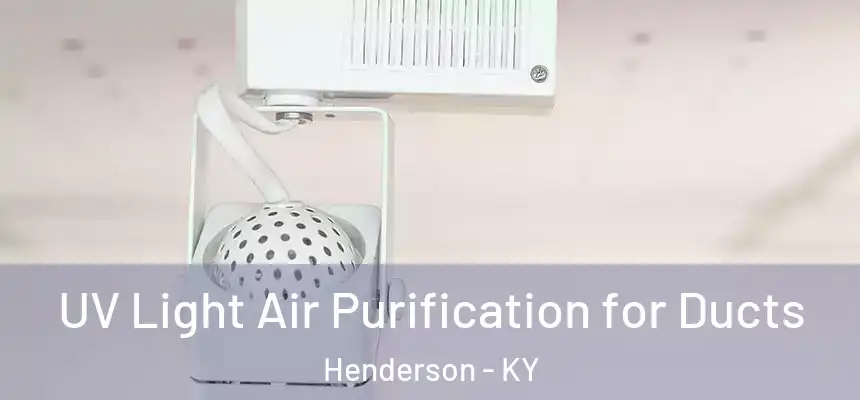  UV Light Air Purification for Ducts Henderson - KY